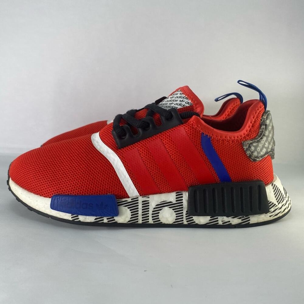 ADIDAS NMD _R1 "Active Red/Black" Men's Shoes Size 5